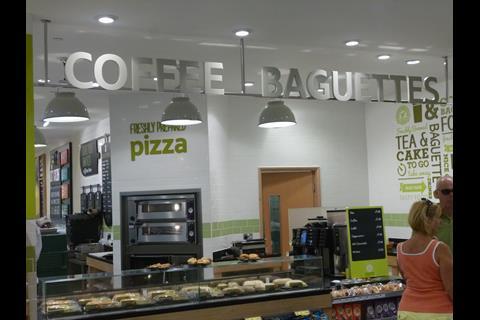 Convenience and fresh food takes up about a third of the space in Tesco Chelmsford